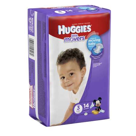 Huggies Huggies Little Movers Diapers Size 3 Convenience Pack, PK126 10517